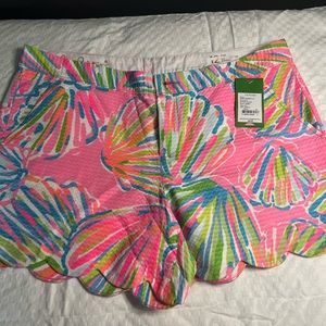 Brand New- with tags- Lilly Pulitzer- Buttercup Shorts- scalloped edge